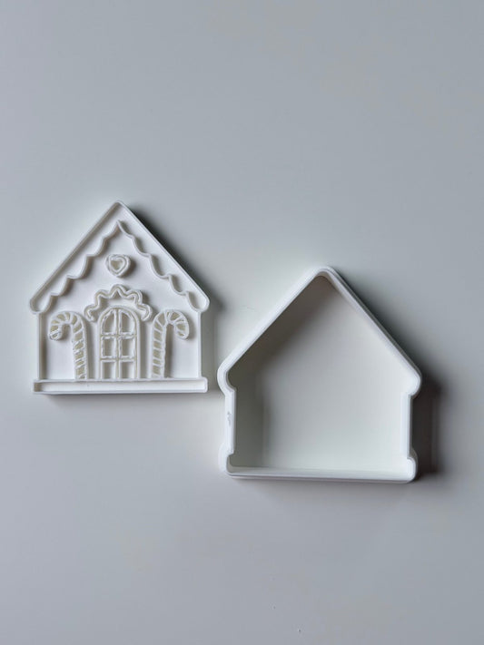Gingerbread House Cookie Cutter & Stamp