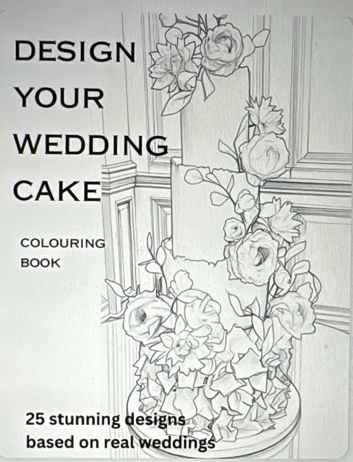 Design Your Wedding Cake colouring book