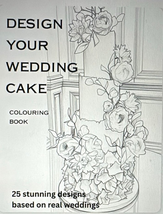 Design Your Wedding Cake colouring book