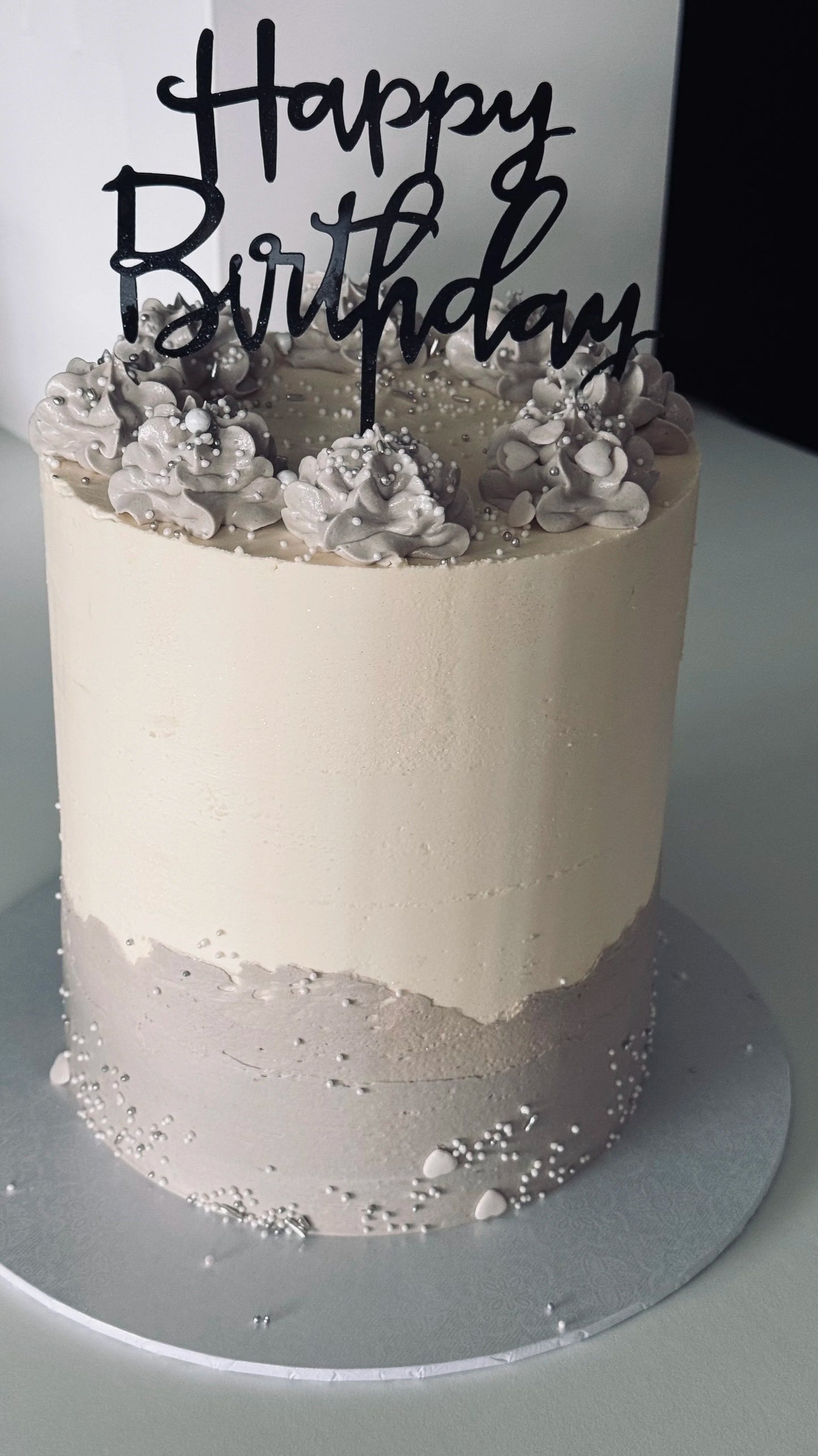 Buttercream cake detail