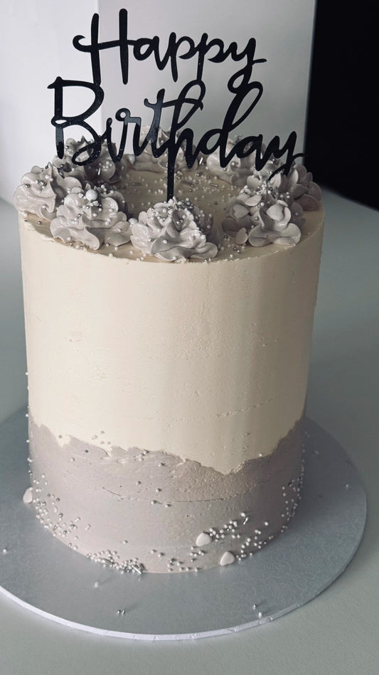Buttercream cake detail