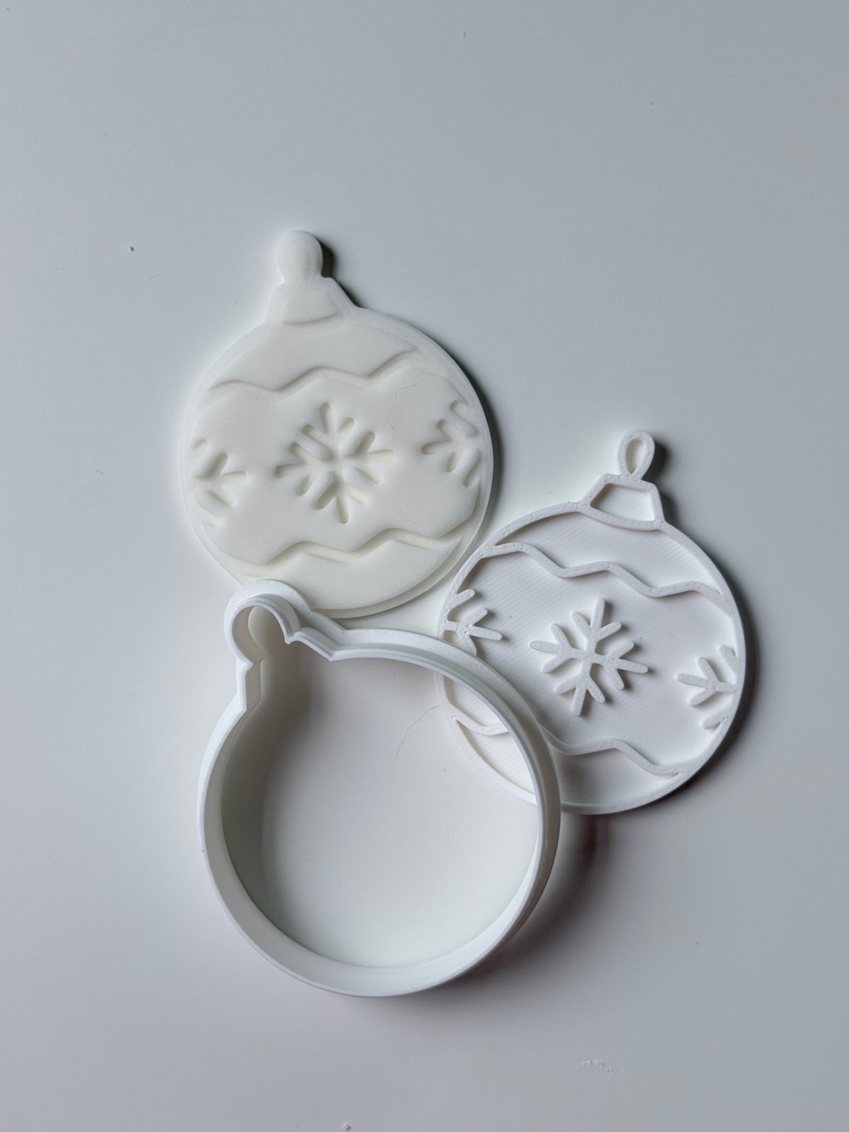 Christmas Bauble 2 Cookie Cutter & Stamp