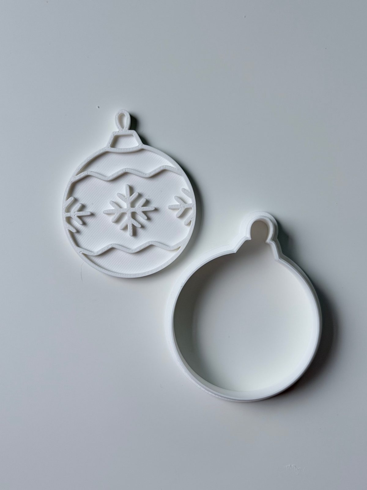 Christmas Bauble 2 Cookie Cutter & Stamp