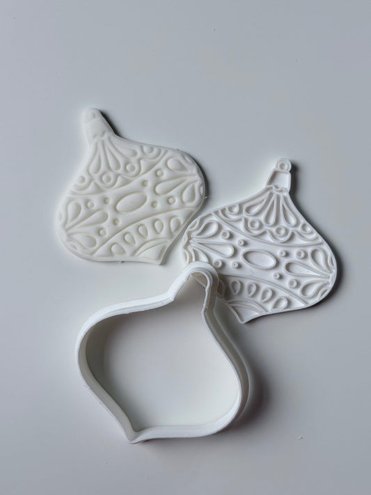 Christmas Bauble 3 Cookie Cutter & Stamp