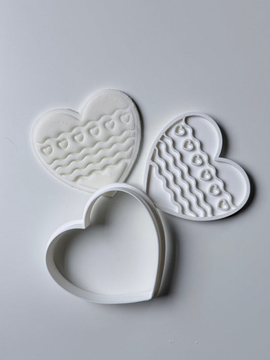 Heart Cookie Cutter & Stamp