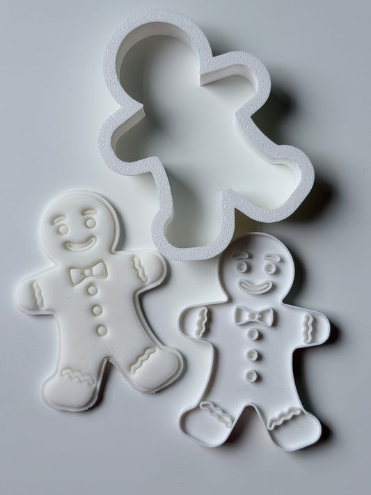 Gingerbread Man Cookie Cutter & Stamp