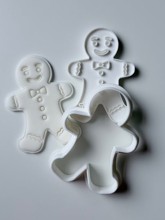 Gingerbread Man Cookie Cutter & Stamp