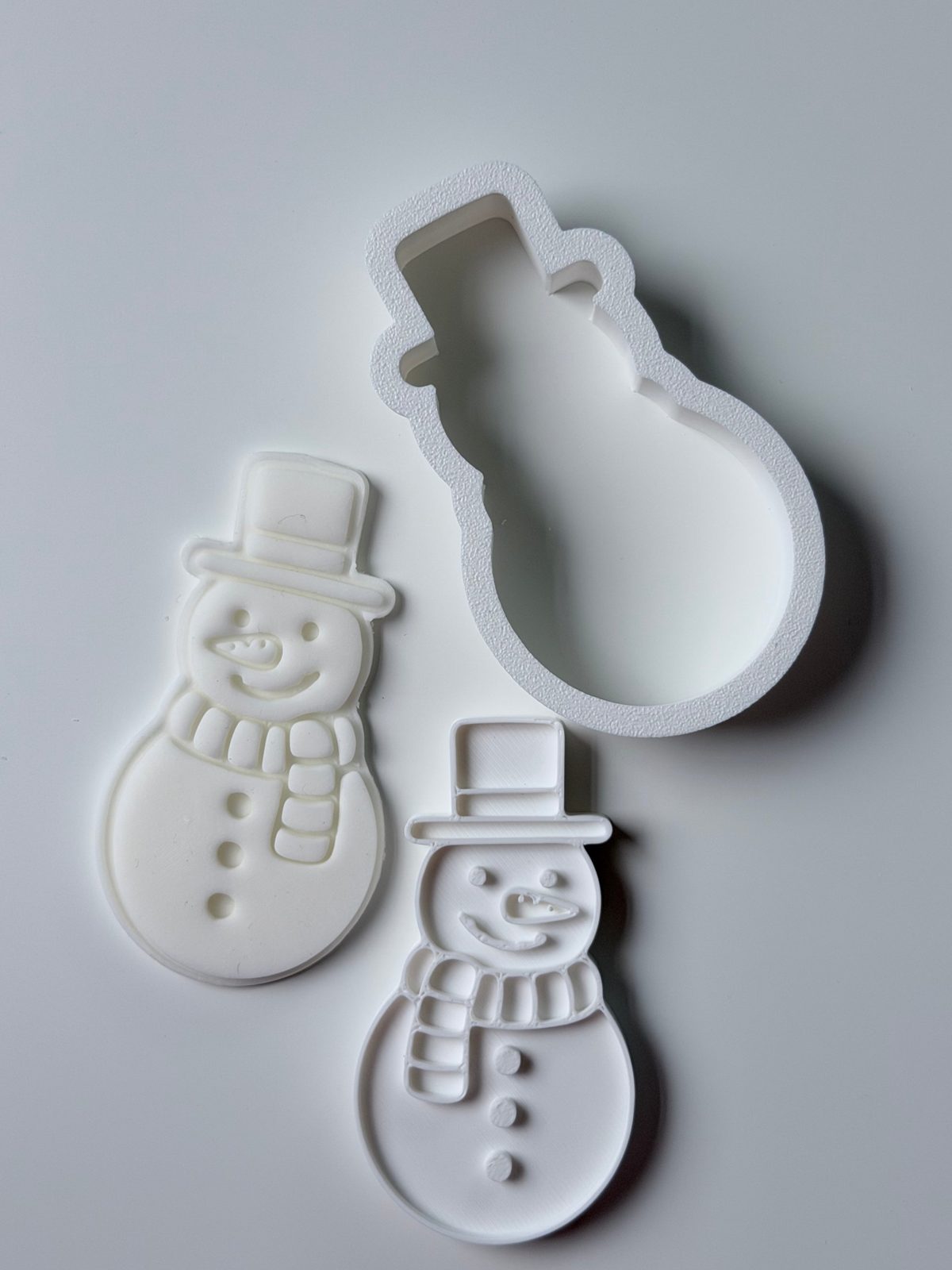 Snowman Cookie Cutter & Stamp