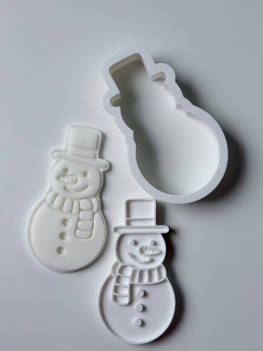 Snowman Cookie Cutter & Stamp