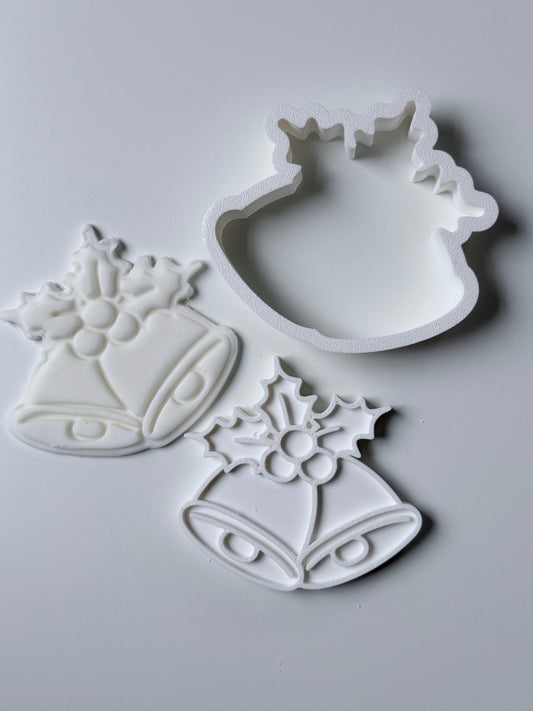 Jingle Bells Cookie Cutter & Stamp