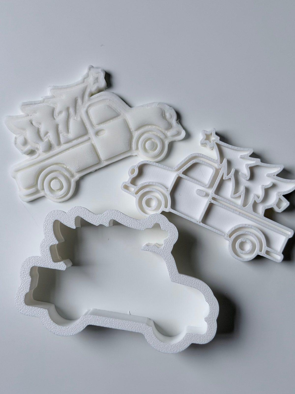 Christmas Tree Truck Cookie Cutter & Stamp