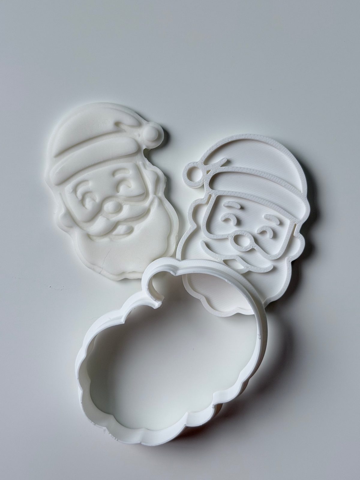 Santa Claus Cookie Cutter & Stamp