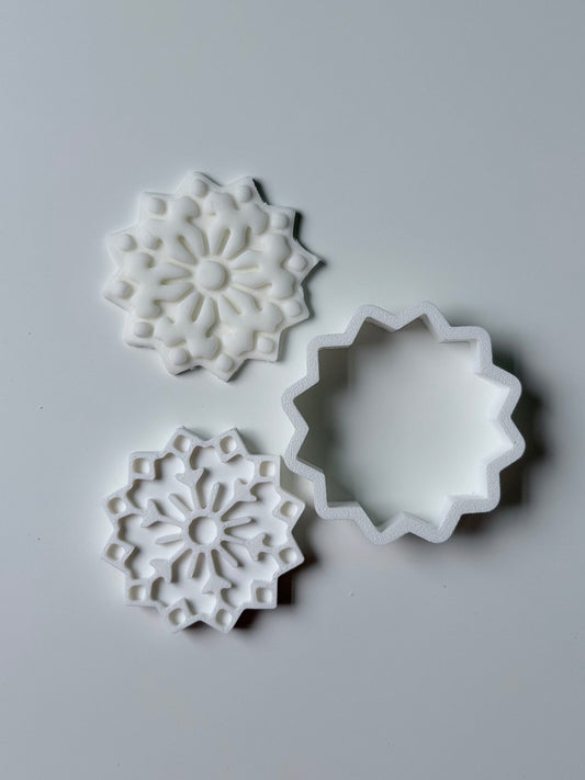 Christmas Star Cookie Cutter & Stamp