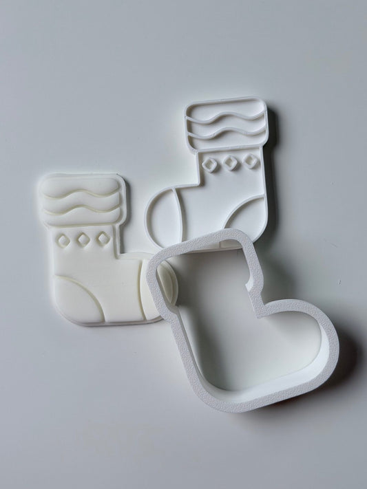 Christmas Stocking Cookie Cutter & Stamp