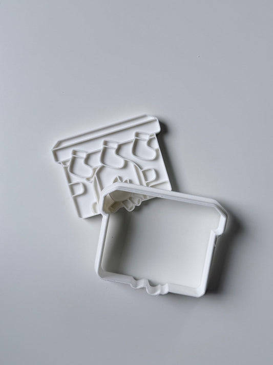Fireplace Cookie Cutter & Stamp