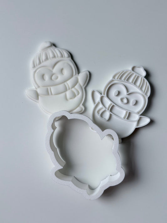 Penguin Cookie Cutter & Stamp