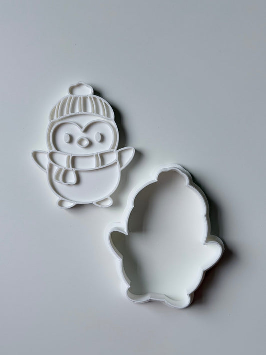 Penguin Cookie Cutter & Stamp