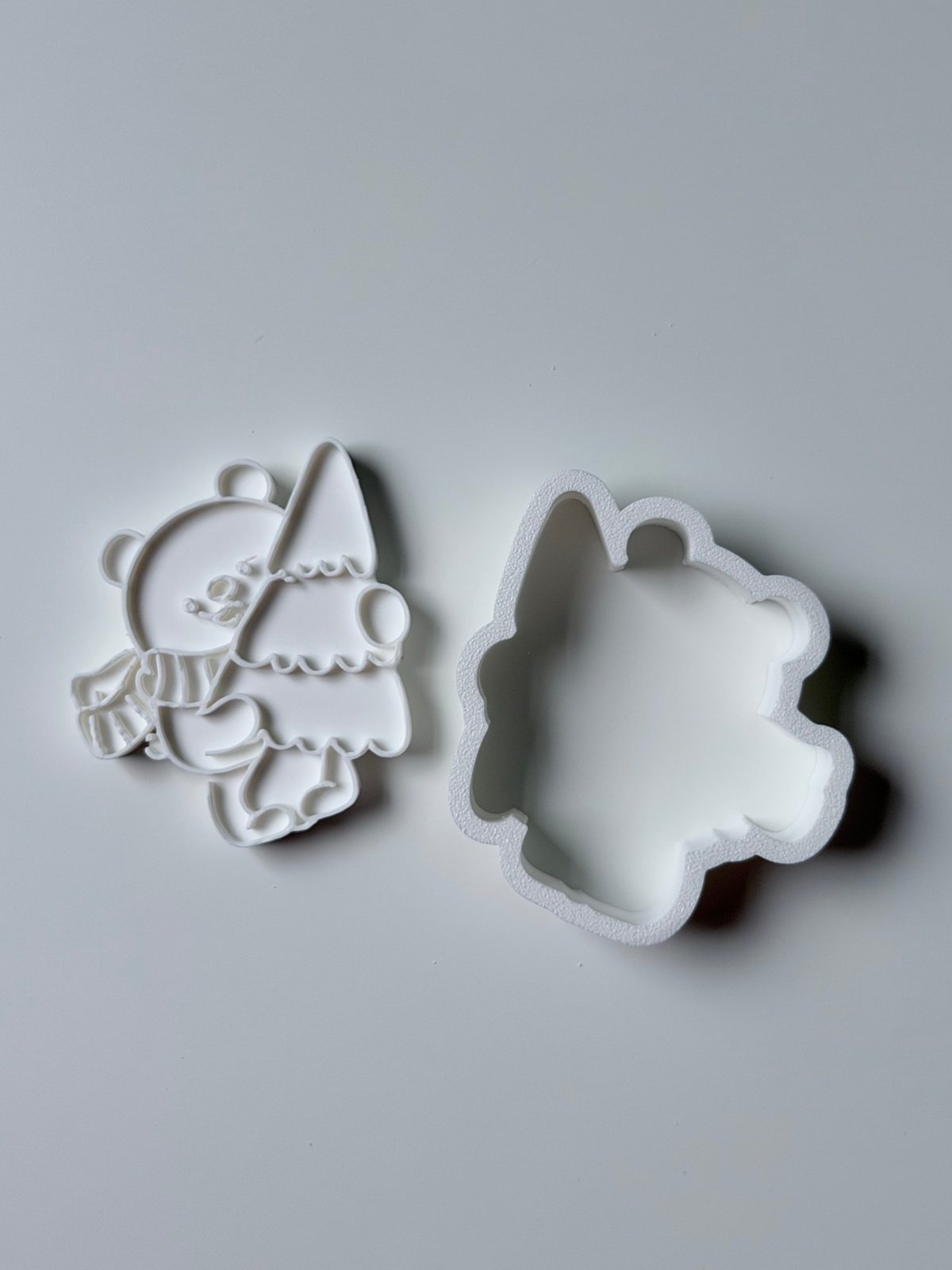 Teddy Bear with Tree Cookie Cutter & Stamp