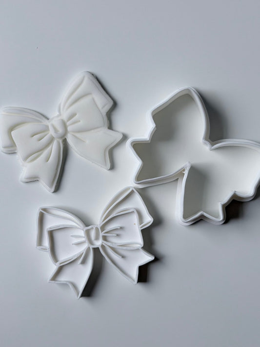 Bow Cookie Cutter & Stamp