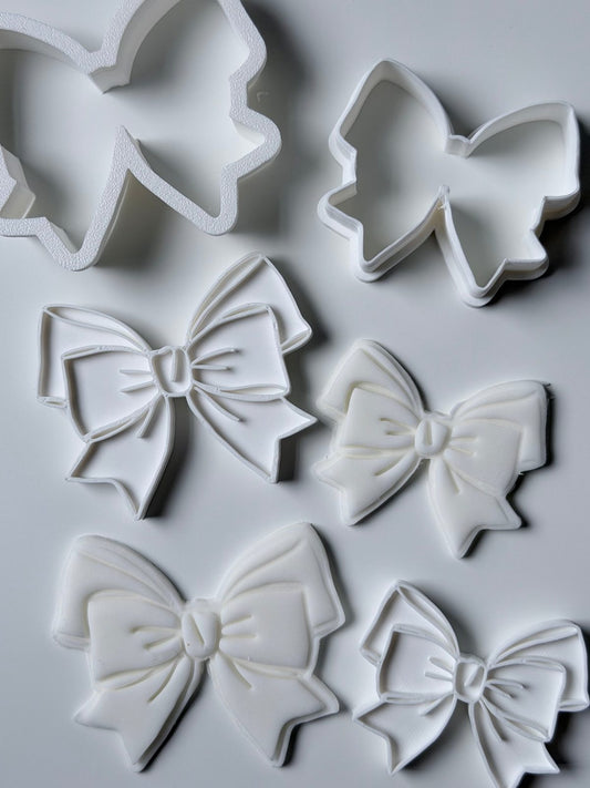 Bow Cookie Cutter & Stamp