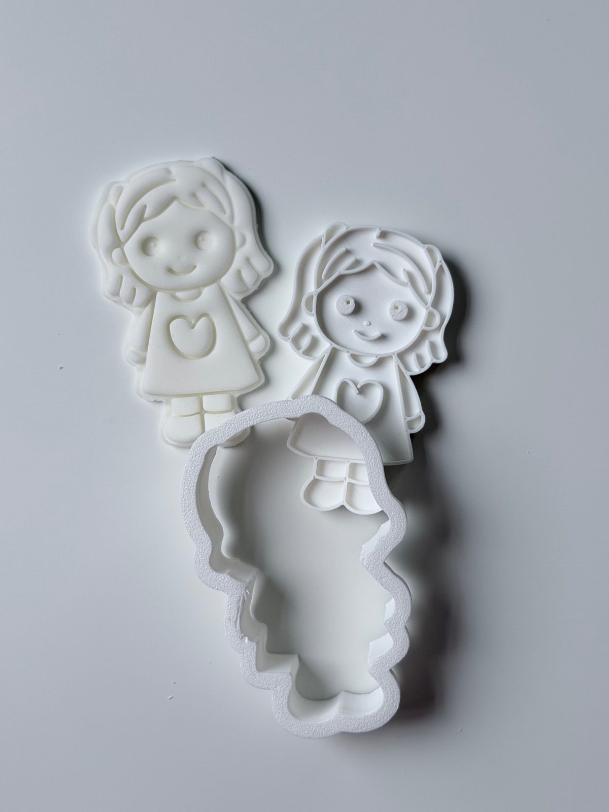 Girl Doll Cookie Cutter & Stamp
