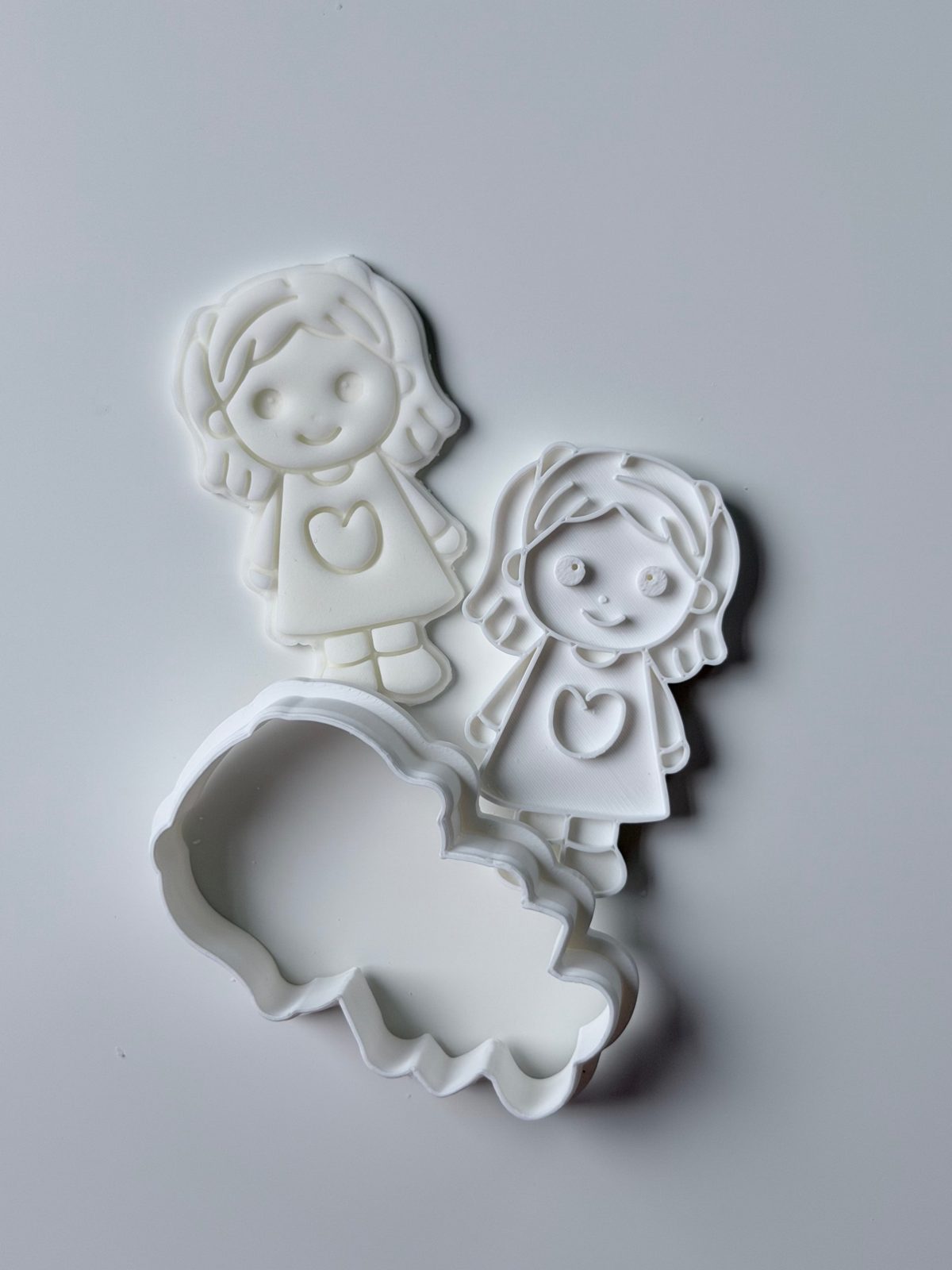 Girl Doll Cookie Cutter & Stamp