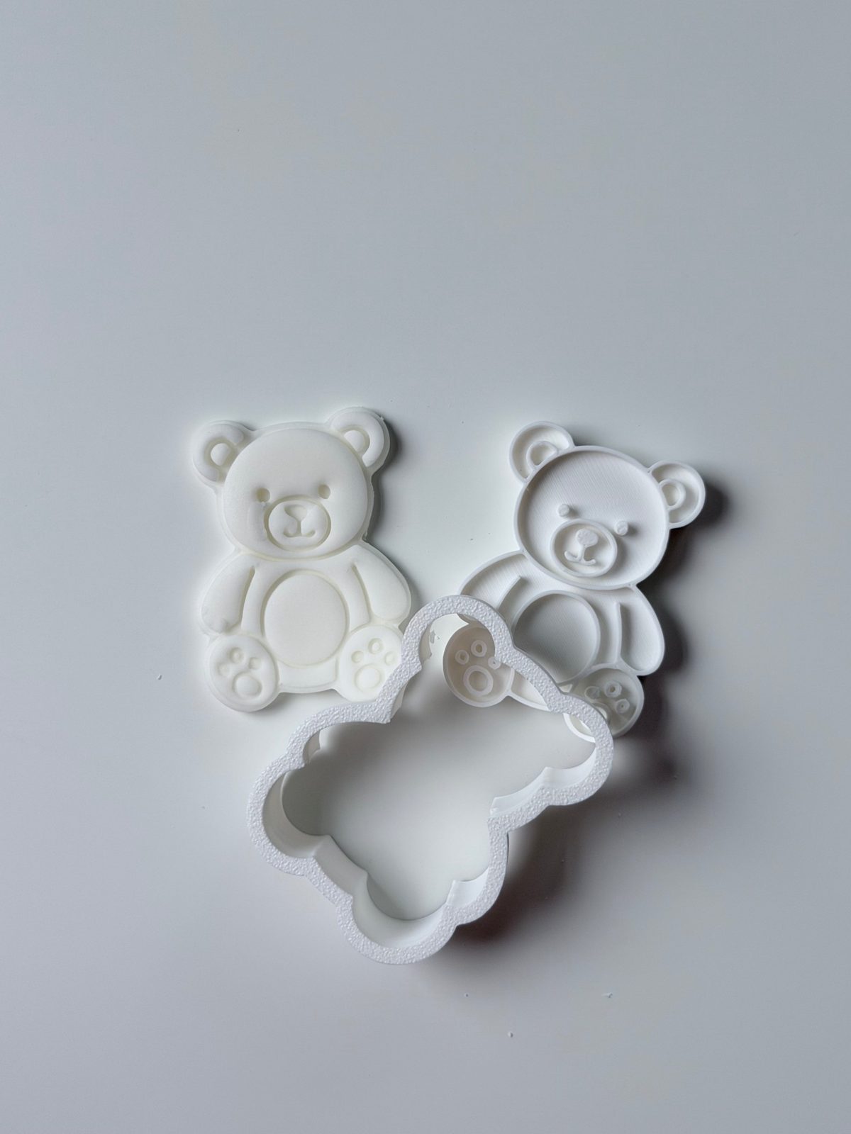 Teddy Bear Cookie Cutter & Stamp