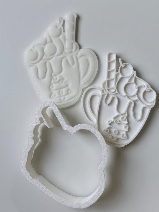 Hot Chocolate Cookie Cutter & Stamp